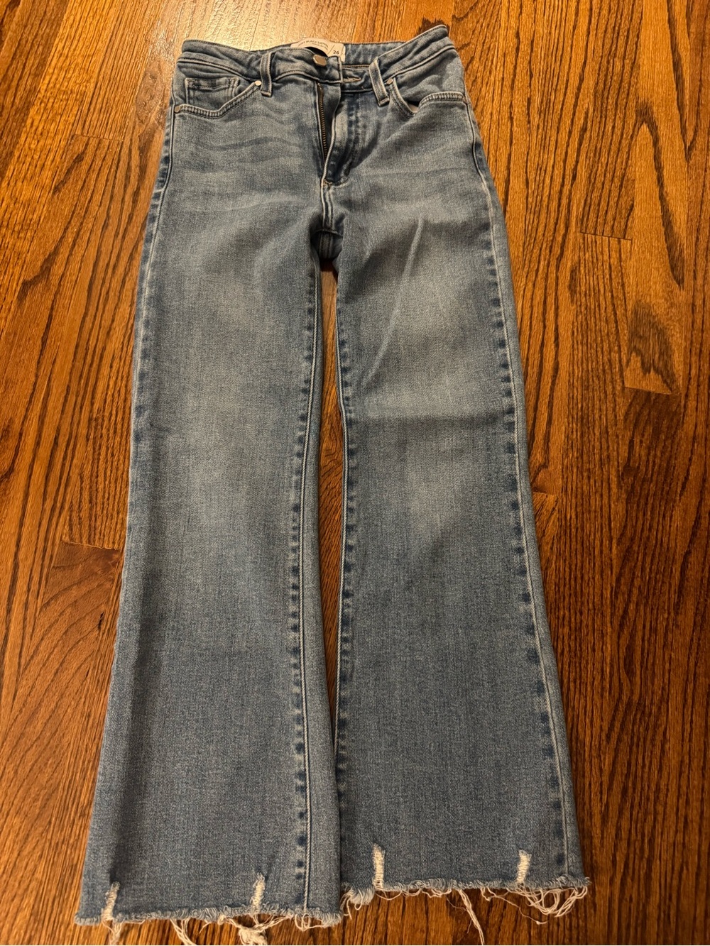 Just Black Light Blue High-Rise Flare Jeans
